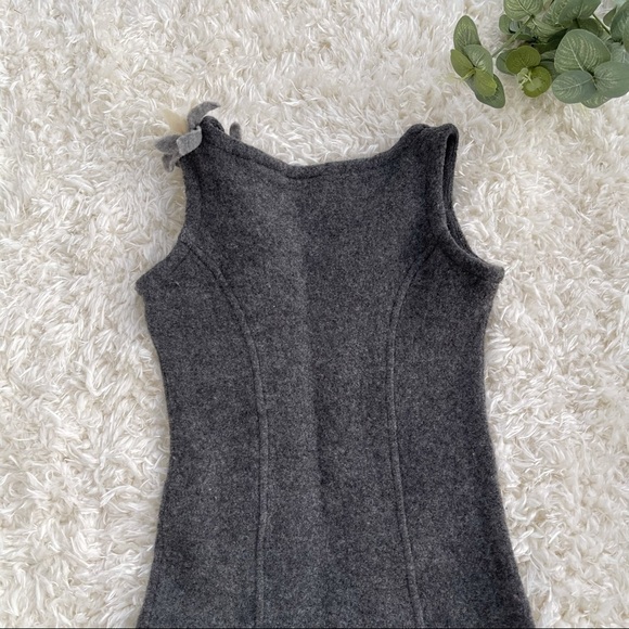 Anthropologie Girls from Savoy grey wool dress - Picture 8 of 9